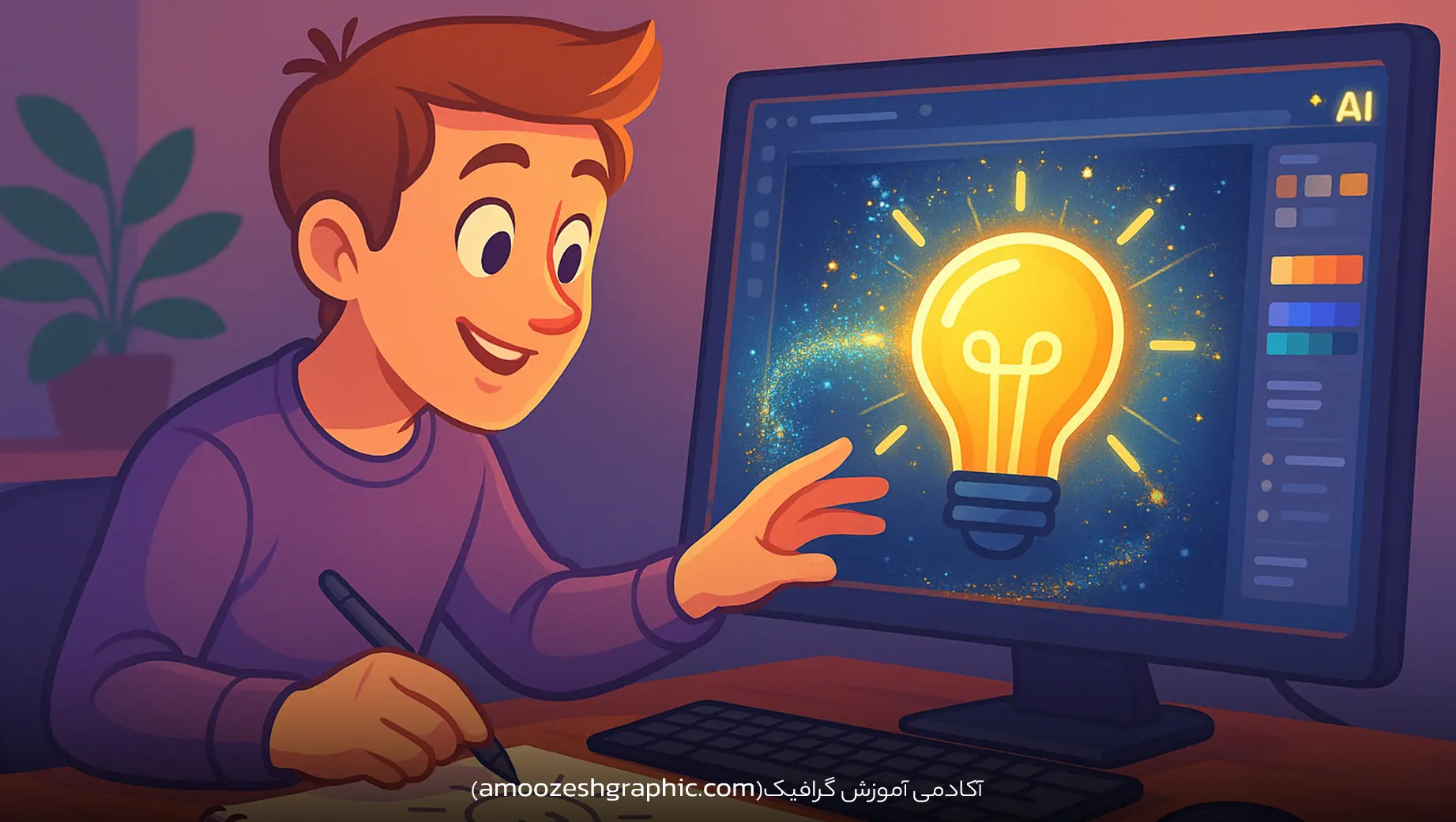 هوش مصنوعی تبدیل متن به عکس فارسی