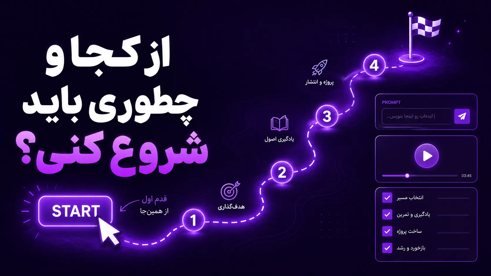 از کجا و چطوری باید شروع کنی؟
