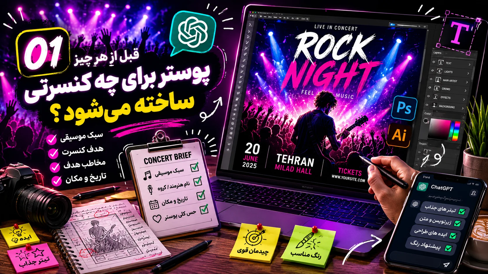  پوستر برای چه کنسرتی ساخته می&zwnj;شه؟