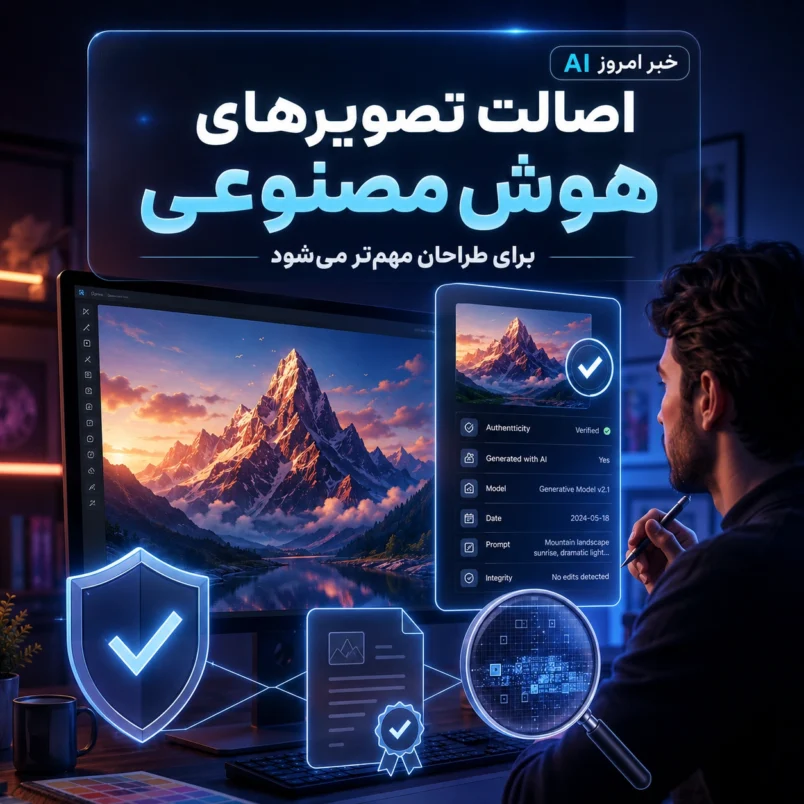 اصالت تصویرهای هوش مصنوعی برای طراحان گرافیک و تولیدکنندگان محتوا