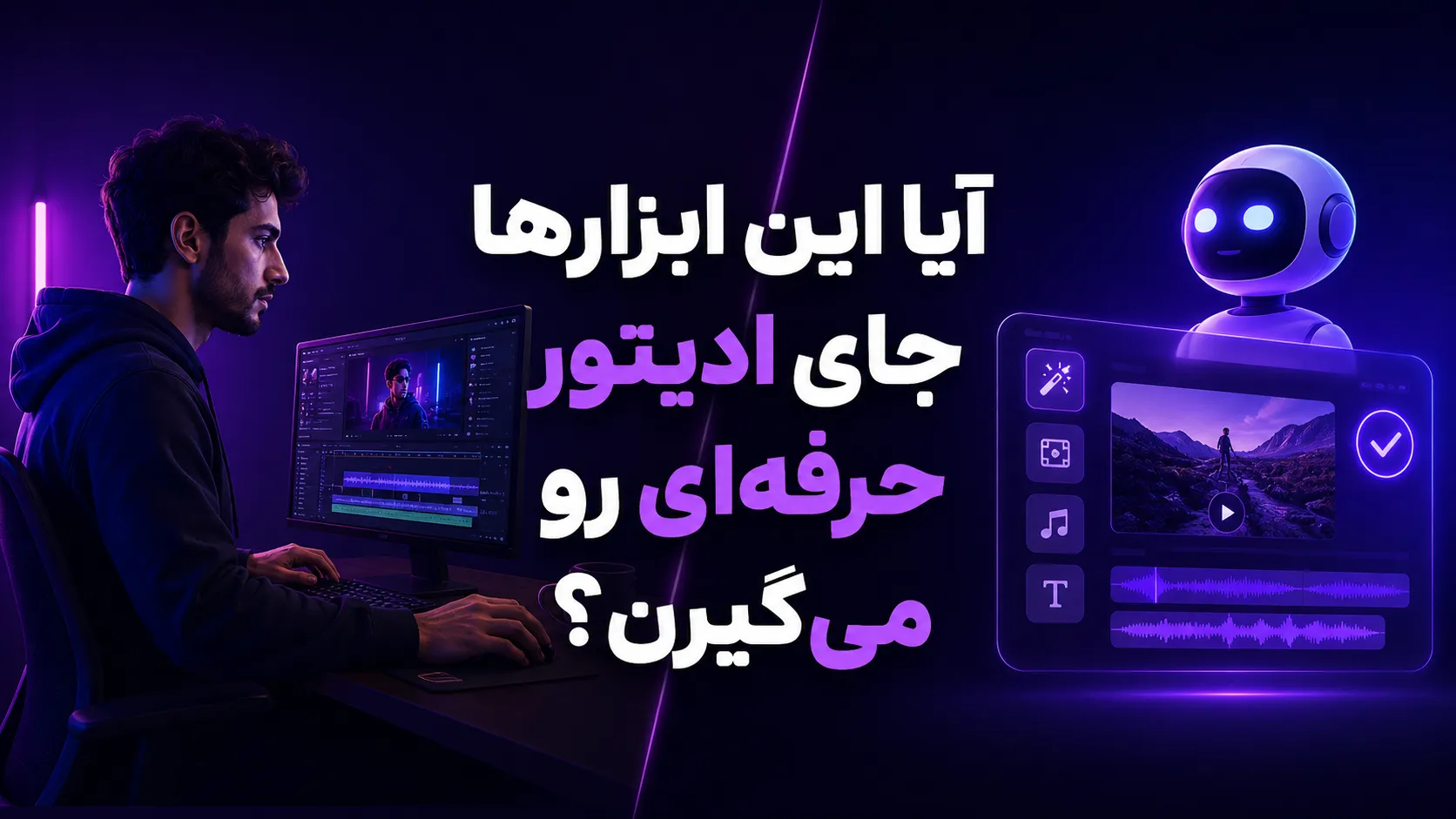 این ۳ سایت هوش مصنوعی ریلز اینستاگرامتو حرفهای ادیت میزنن! 10 آیا این ابزارها جای ادیتور حرفهای رو میگیرن؟