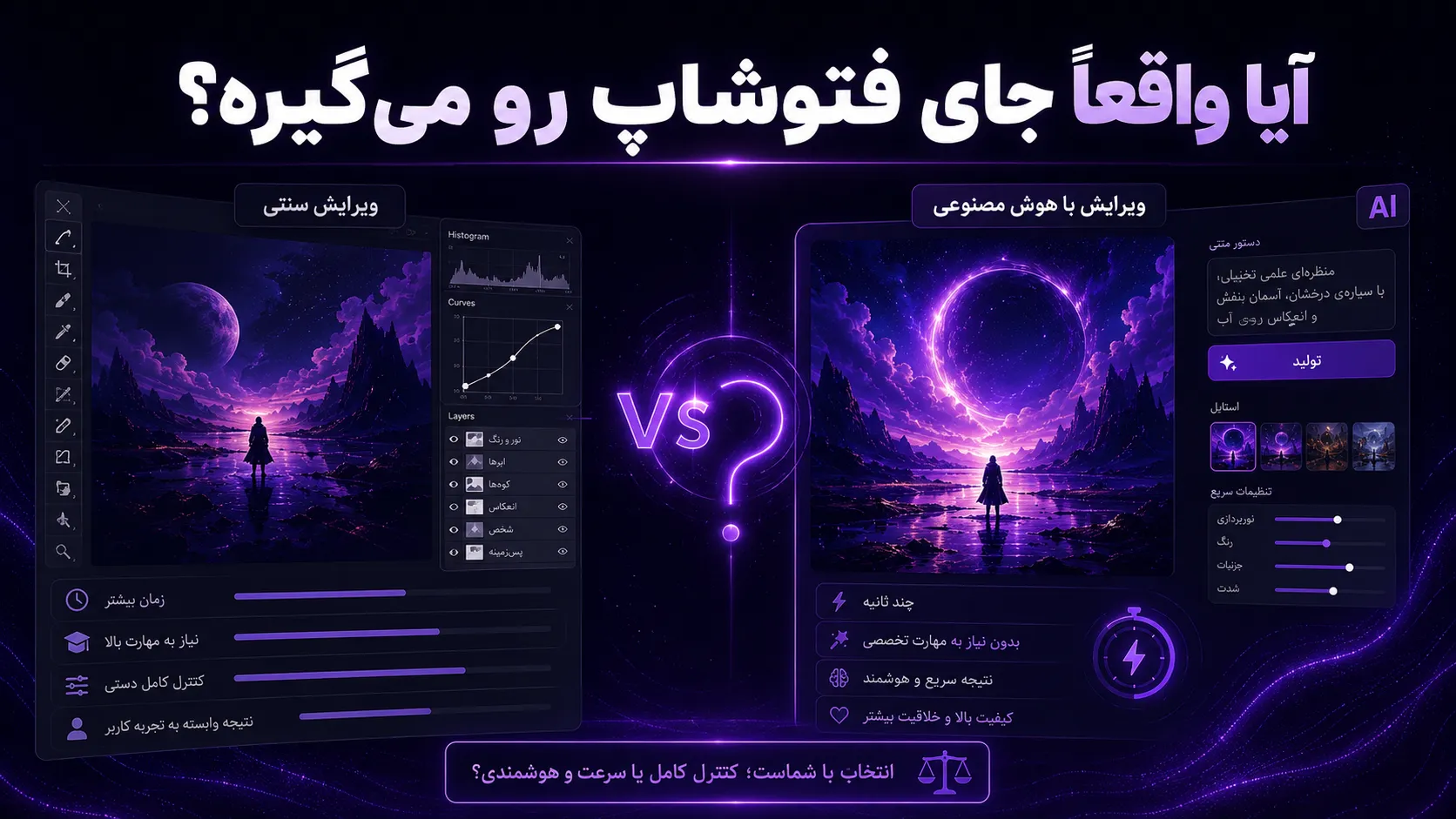 آیا واقعاً جای فتوشاپ رو می&zwnj;گیره؟