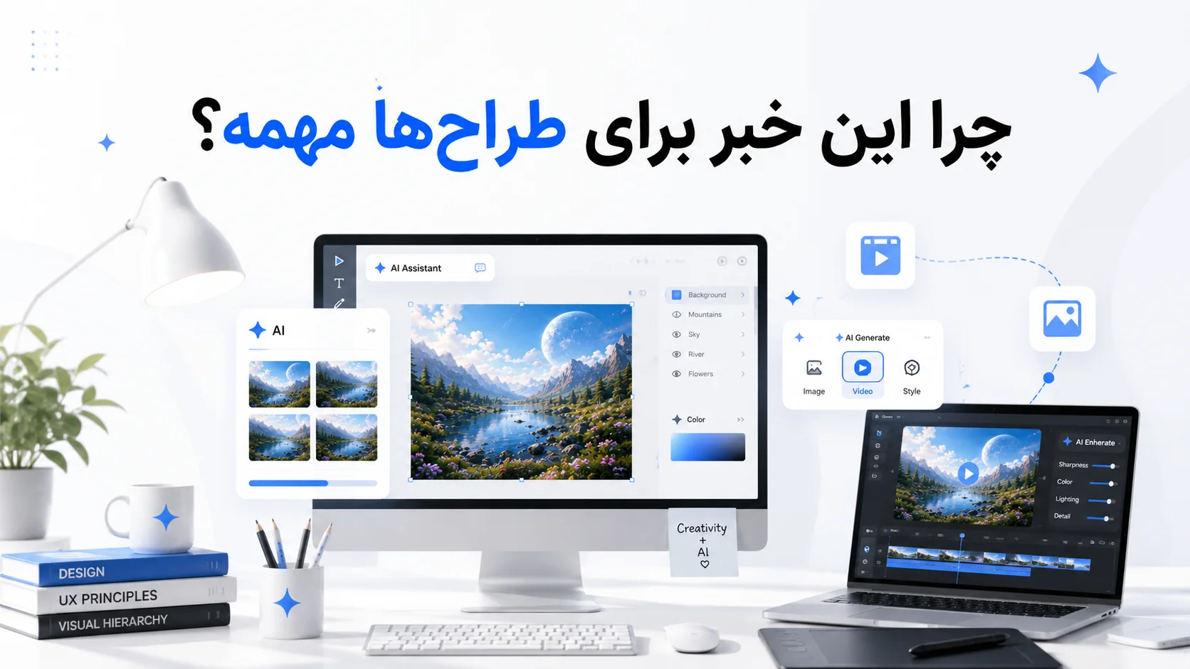 "خبر" گوگل دوباره بازی را عوض کرد؛ ساخت عکس و ویدیو با AI سریعتر و ارزانتر شد! 3 چرا این خبر برای طراحها مهمه؟