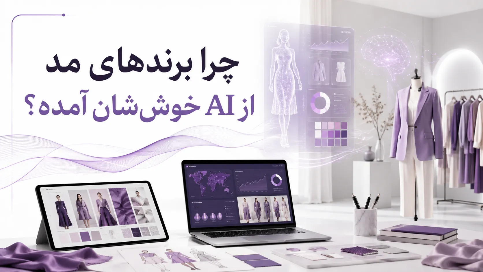 چرا برندهای مد از AI خوش&zwnj;شان آمده؟