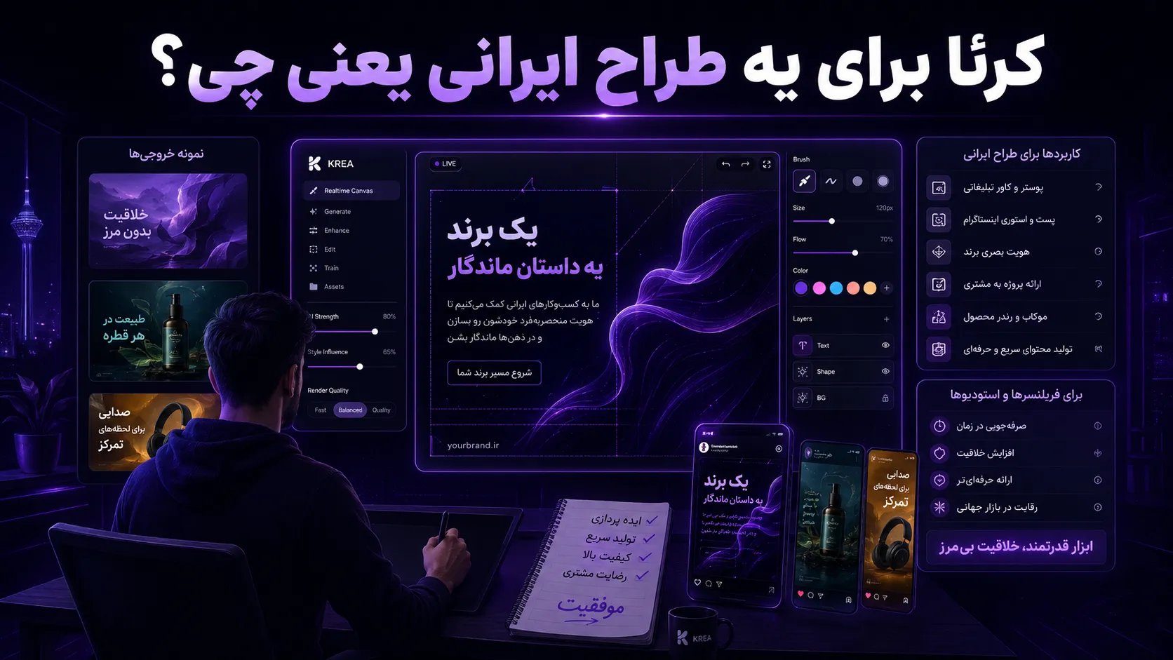 کرئا برای یه طراح ایرانی یعنی چی؟