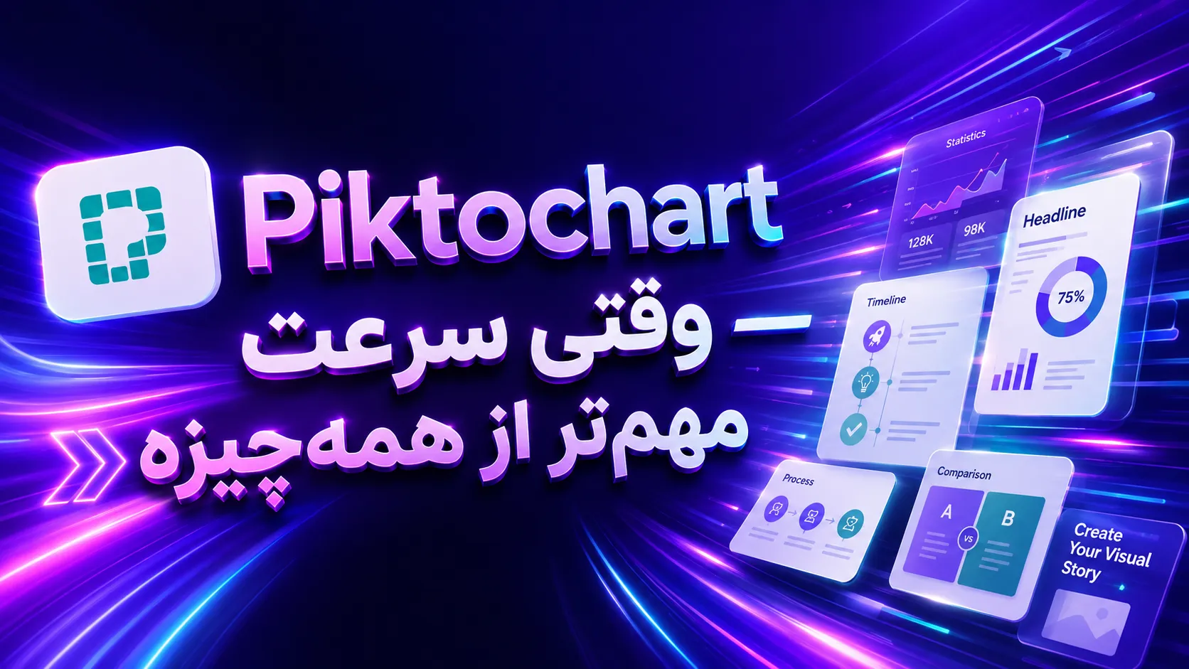 Piktochart &mdash; وقتی سرعت مهم&zwnj;تر از همه&zwnj;چیزه